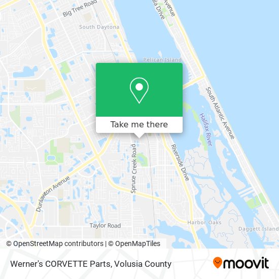Mapa de Werner's CORVETTE Parts