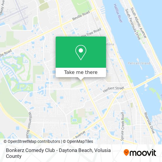 Bonkerz Comedy Club - Daytona Beach map