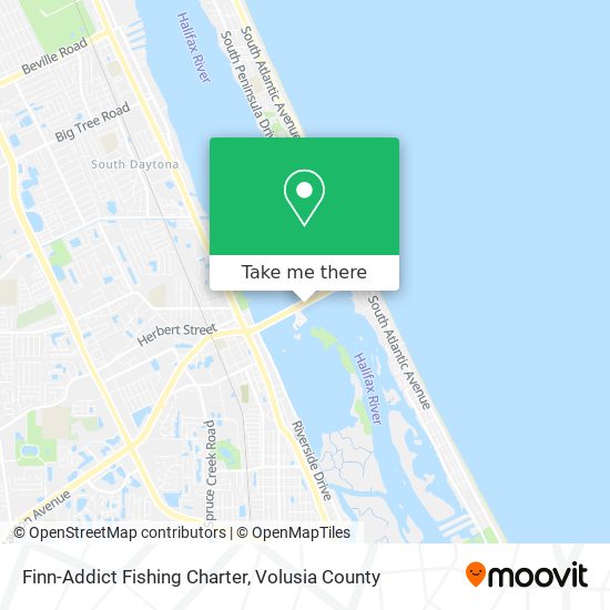 Finn-Addict Fishing Charter map