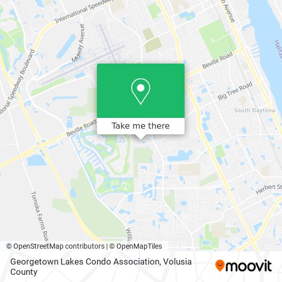 Georgetown Lakes Condo Association map