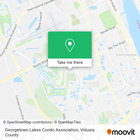Georgetown Lakes Condo Association map