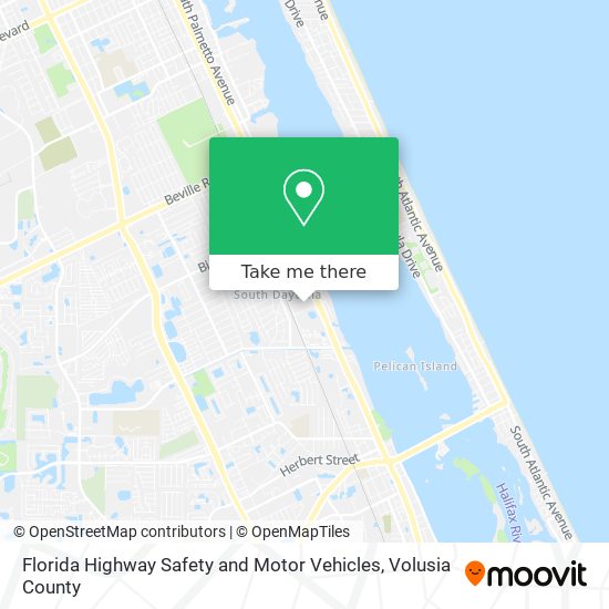 Florida Highway Safety and Motor Vehicles map