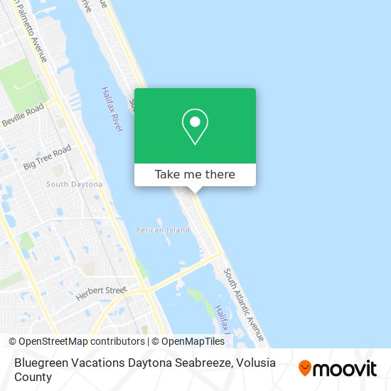Bluegreen Vacations Daytona Seabreeze map