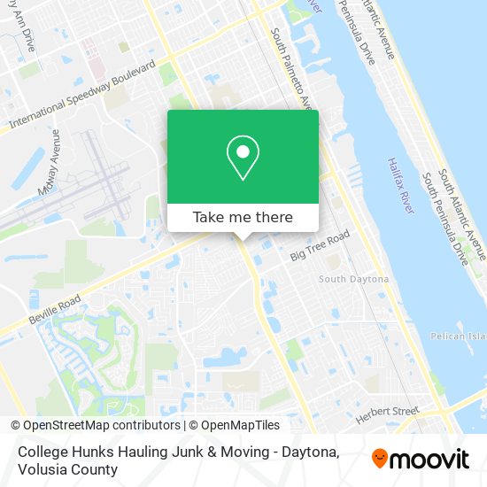Mapa de College Hunks Hauling Junk & Moving - Daytona