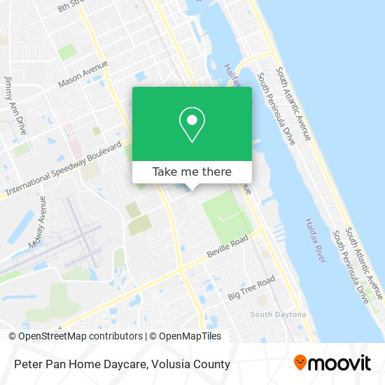 Mapa de Peter Pan Home Daycare