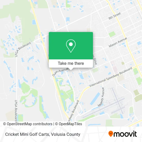 Cricket Mini Golf Carts map
