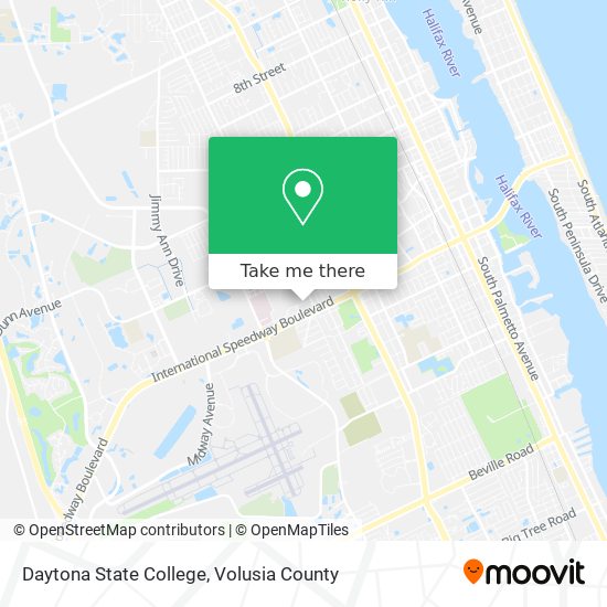 Daytona State College map