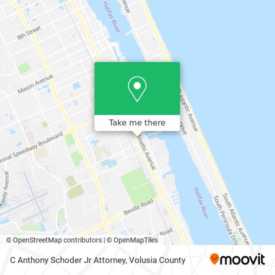 C Anthony Schoder Jr Attorney map