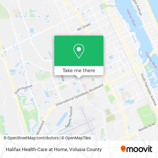 Halifax Health-Care at Home map