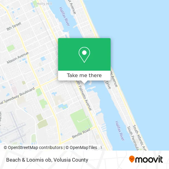 Beach & Loomis ob map