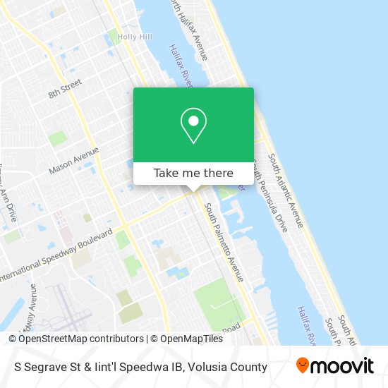 Mapa de S Segrave St & Iint'l Speedwa IB