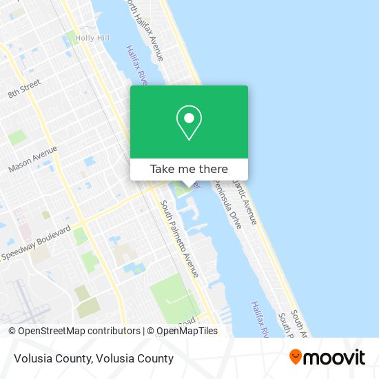 Volusia County map