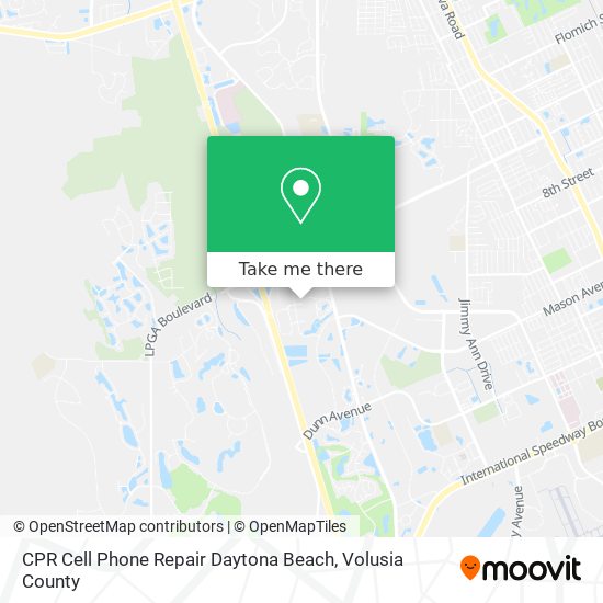 Mapa de CPR Cell Phone Repair Daytona Beach
