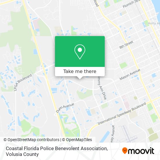 Coastal Florida Police Benevolent Association map