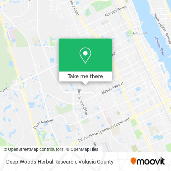 Deep Woods Herbal Research map
