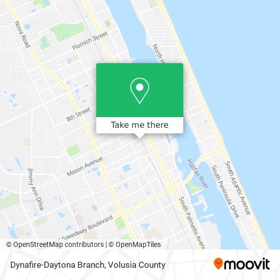 Dynafire-Daytona Branch map