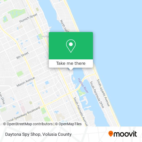 Daytona Spy Shop map