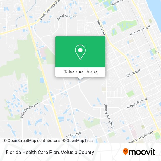 Mapa de Florida Health Care Plan