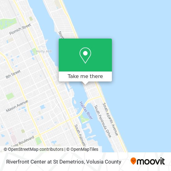 Mapa de Riverfront Center at St Demetrios