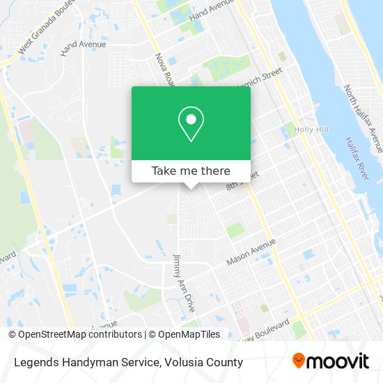 Legends Handyman Service map