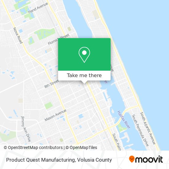 Product Quest Manufacturing map