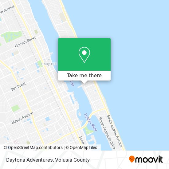 Daytona Adventures map