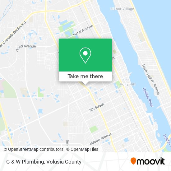G & W Plumbing map