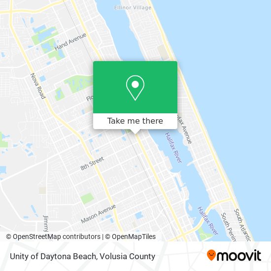 Unity of Daytona Beach map