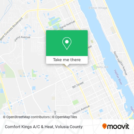Comfort Kings A/C & Heat map
