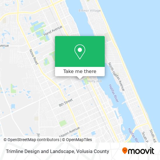 Trimline Design and Landscape map