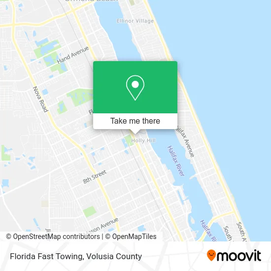 Florida Fast Towing map