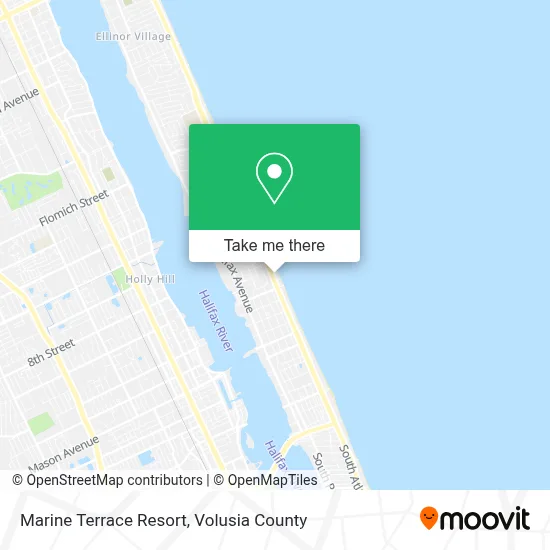 Marine Terrace Resort map