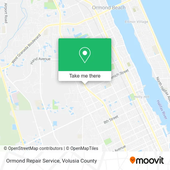 Ormond Repair Service map