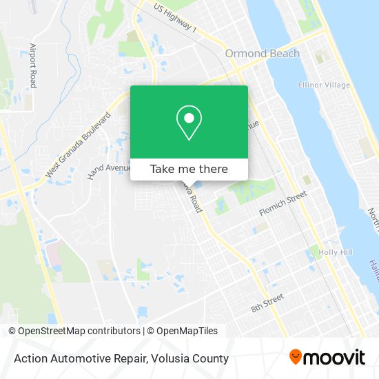 Action Automotive Repair map