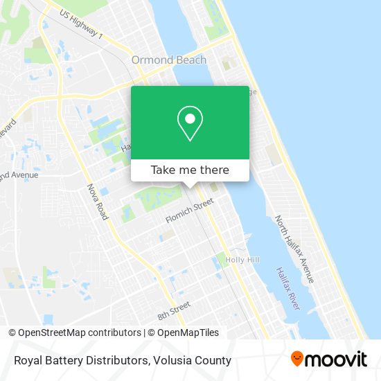 Mapa de Royal Battery Distributors