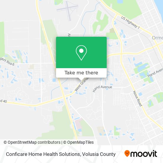 Mapa de Conficare Home Health Solutions