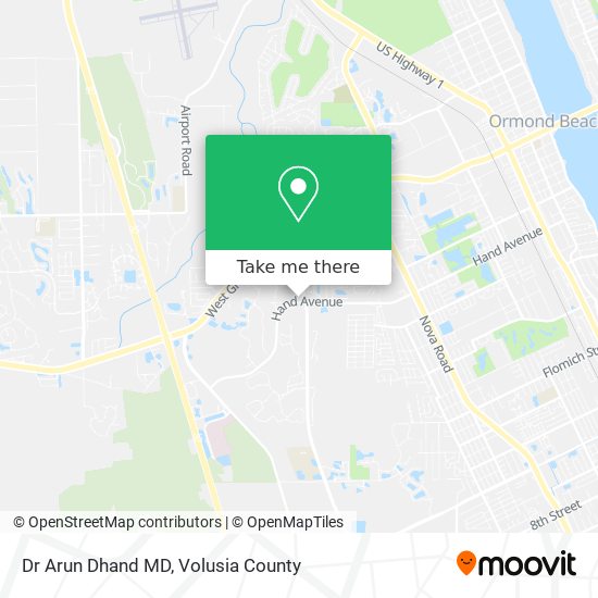 Dr Arun Dhand MD map