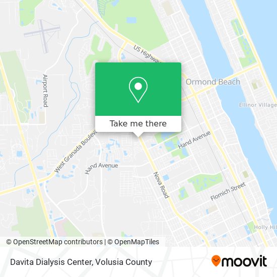 Davita Dialysis Center map