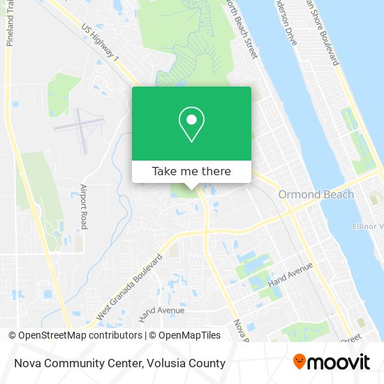 Nova Community Center map