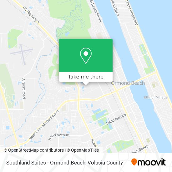 Southland Suites - Ormond Beach map