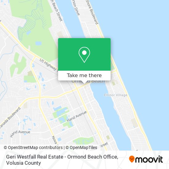 Geri Westfall Real Estate - Ormond Beach Office map