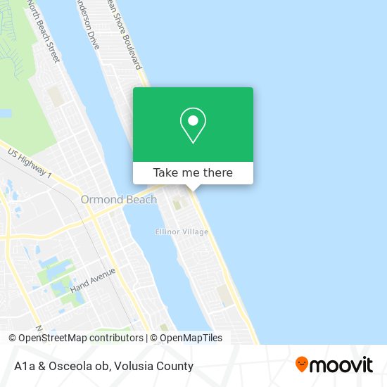 A1a & Osceola ob map