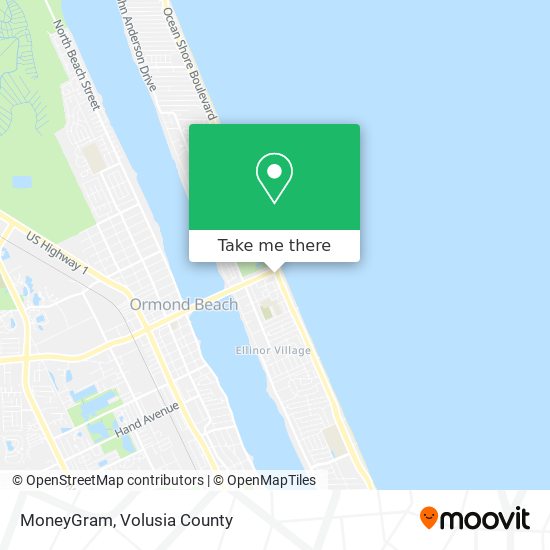 Mapa de MoneyGram