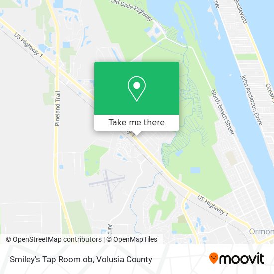 Smiley's Tap Room ob map