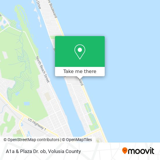 A1a & Plaza Dr. ob map