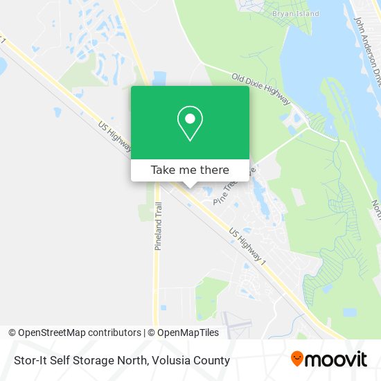 Mapa de Stor-It Self Storage North