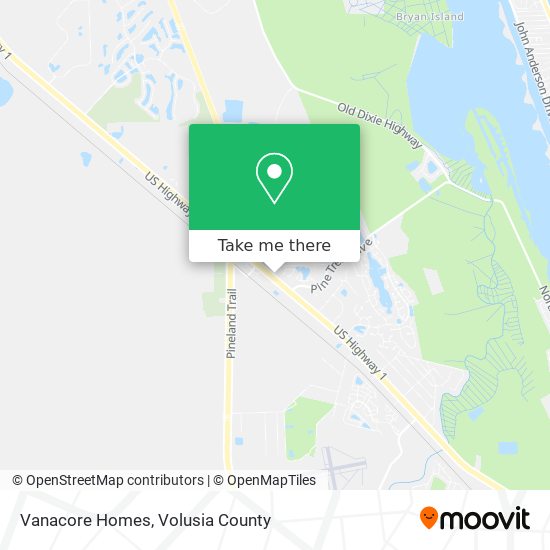 Vanacore Homes map