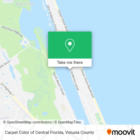 Carpet Color of Central Florida map