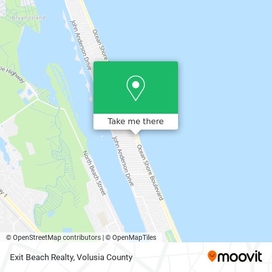 Exit Beach Realty map