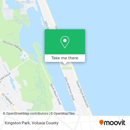 Kingston Park map